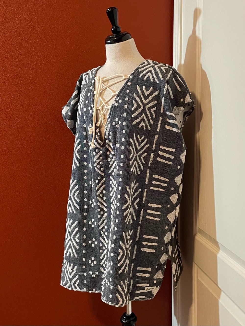 Sand Cloud Women’s NWT Adobe Mudcloth Coastal Beach Cover Up